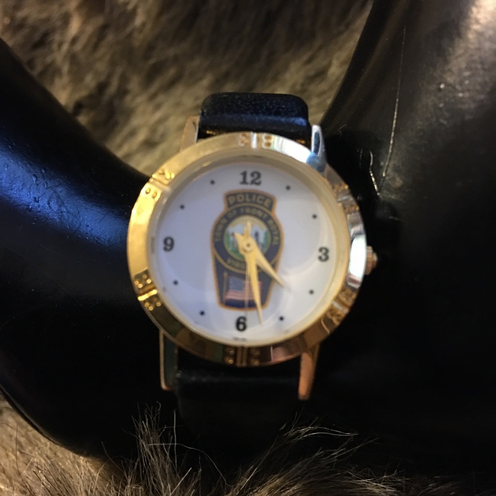 Ladies Town of Front Royal VA Police leather watch